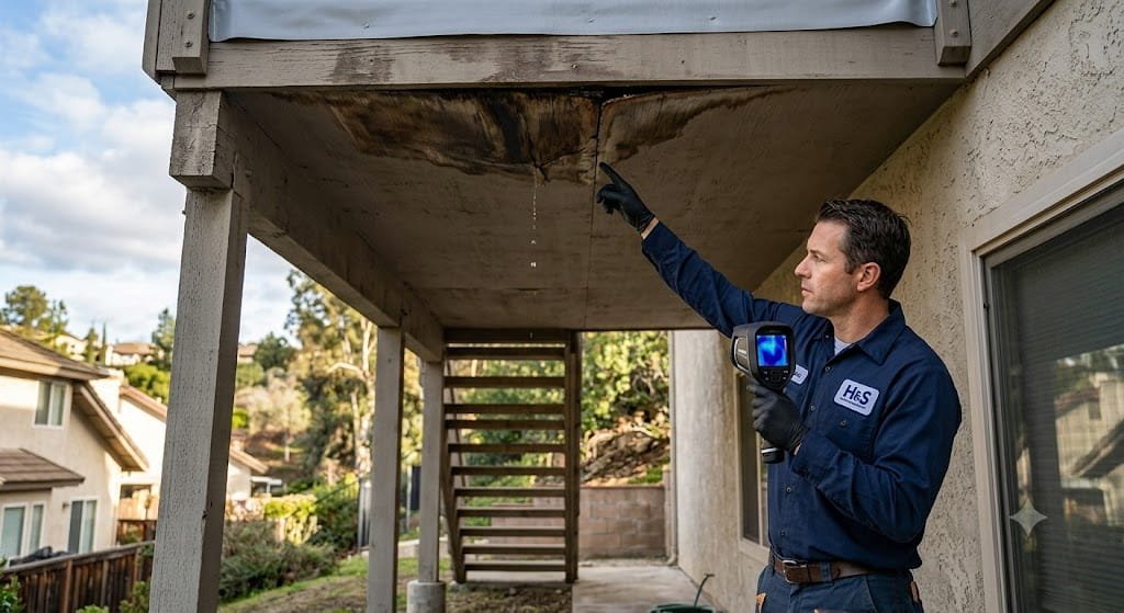 How to Find and Fix Leaks Under Second-Story Waterproof Walkways